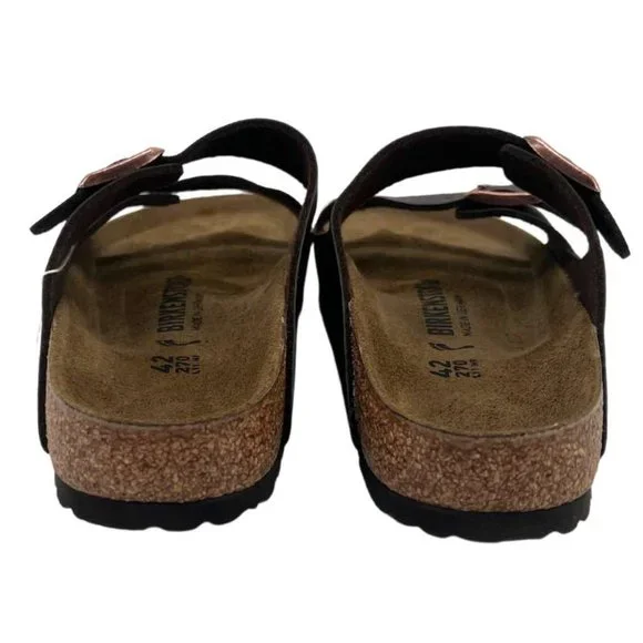 Birkenstock | Women' s Dark Brown Arizona Sandals  | Regular Fit | Various Sizes - Picture 5 of 8